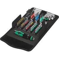 Kraftform Kompakt 100 Screw Driving set 52-PC, 6-1/32" L, Plastic Handle Groupe Generik