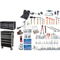Ensemble d'outils ultime avec coffre en acier et chariot, 358 morcea Groupe Generik