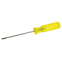Tournevis &agrave; fente d'&eacute;lectricien, Tige de 1/8", Ronde, 7-1/4" lo, Prise en Plastique Groupe Generik
