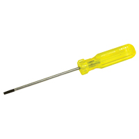 Tournevis &agrave; fente d'&eacute;lectricien, Tige de 5/32", Ronde, 7-3/4" lo, Prise en Plastique Groupe Generik