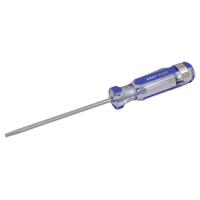 Tournevis &agrave; fente, Tige de 1/8", Ronde, 5-1/2" lo, Prise en Plastique Groupe Generik