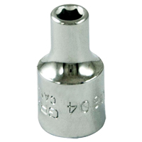 Douille, 4 mm, Prise 1/4", 6 pans Groupe Generik