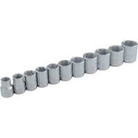 Jeu de douilles, 11 Mcx, Prise de 3/8" Groupe Generik