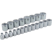Jeu de douilles, 21 Mcx, Prise de 3/8" Groupe Generik
