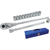 Jeu de douilles et accessoires, 15 Mcx, Prise de 3/4" Groupe Generik