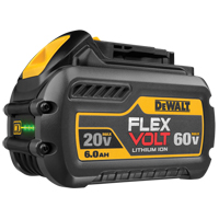 FlexVolt Battery, Lithium-Ion, 60 V, 6 A Groupe Generik