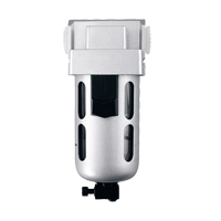 Air Filter, Modular, 1/2" NPT, Semi-Automatic Drain Groupe Generik