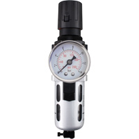Modular Air Filter/Regulator (Gauge Included), 3/8" NPT, 145 PSI, 1.08 fl. oz. Capacity Groupe Generik