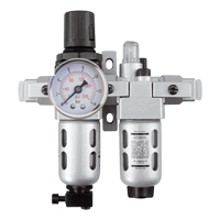 Modular Filter/Regulator & Lubricator (Gauge Included), 1/2" NPT Groupe Generik