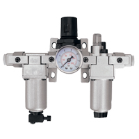 Filtre, r&eacute;gulateur et lubrificateur d'air modulaire (manom&egrave;tre compris), 3/4" NPT Groupe Generik