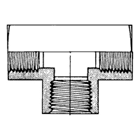 Raccord En T&eacute; Femelle, Laiton, 1/8" Groupe Generik