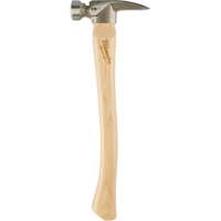 Milled Face Framing Hammer, 19 oz., Wood Handle, 16" L Groupe Generik