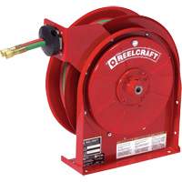 Spring Retractable Welding Hose Reel, Welding Gases, 1/4" x 25', Dual Hose, 200 psi Groupe Generik