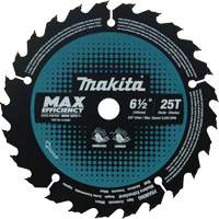 Lame de scie circulaire efficacit&eacute; maximale, 6-1/2", 25 dents, Pour Stratifi&eacute;/Bois Groupe Generik