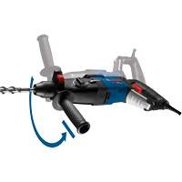 SDS-Plus&reg; Bulldog Xtreme Max Rotary Hammer, 8.5 A, 0-5100 BPM, 0-1300 RPM, 2.4 ft.-lbs. Groupe Generik