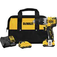 Xtreme Brushless Hammer Drill Kit, 12 V, 3/8", 250 UWO, 0-1500 RPM Groupe Generik