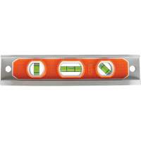 Torpedo Level, 9" L, Aluminum, 3 Vials, Magnetic Groupe Generik
