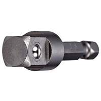 Adaptateur et rallonge, 1/4" Prise, Dimension m&acirc;le 3/8", Clavette, 4" lo Groupe Generik