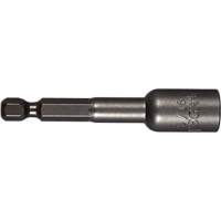 Lobular Nutsetter, 1/2" Tip, 1/4" Drive, 2-9/16" L, Magnetic Groupe Generik