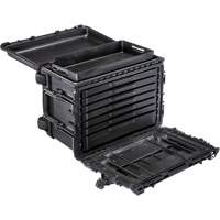Gen 2 Mobile Tool Chest, 24" W, 6 Drawers, Black Groupe Generik