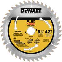 Lame TrackSaw FlexVolt, 6-1/2", 42 dents, Pour Bois Groupe Generik