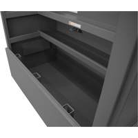 Piano Style Jobsite Storage Box, 60-1/2" W x 34-3/4" D x 49-3/8" H, Grey Groupe Generik