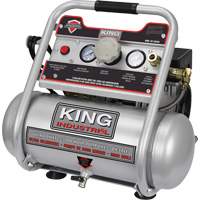Oil-Free Air Compressor, Electric, 2 Gal. (2.4 US Gal), 125 PSI, 120/1 V Groupe Generik