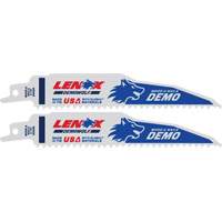Lame de scie alternative pour d&eacute;molitions, Bim&eacute;tal, 6 Dents par pouce, 6" lo x 1" la Groupe Generik