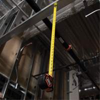 Magnetic Double-Hook Tape Measure, 25', Imperial Graduations Groupe Generik