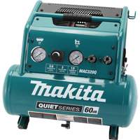 Quiet Series Air Compressor, Electric, 3 Gal (3.6 US Gal), 135 PSI, 120/1 V Groupe Generik