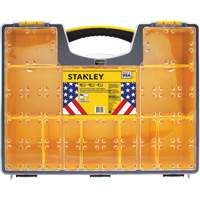 Organisateur profond pour professionnel, 17-1/2" la x 4-1/2" p x 14" h, Noir/Jaune Groupe Generik