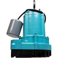 9EC Series Effluent Pump, 70 GPM, 115 V, 7.5 A, 4/10 HP Groupe Generik