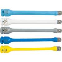 JTLE-5S Torque Limiting Impact Extension Set, 1/2" Drive, 65 ft-lbs./80 ft-lbs./100 ft-lbs./120 ft-lbs./140 ft-lbs. Torque, Multiple Groupe Generik