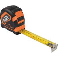 Magnetic Double-Hook Tape Measure, 7.5 m, 1/16"/1 mm Graduations Groupe Generik