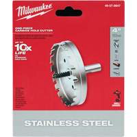 One-Piece Carbide Hole Cutters, 4", 3/16" Depth of Cut Groupe Generik