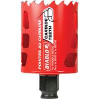 Wood & Metal Hole Saw, 2", 2-3/8" Depth of Cut, Carbide Groupe Generik