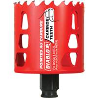 Wood & Metal Hole Saw, 2-11/16", 2-3/8" Depth of Cut, Carbide Groupe Generik