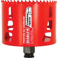 Wood & Metal Hole Saw, 3-1/2", 2-3/8" Depth of Cut, Carbide Groupe Generik