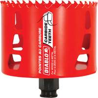 Wood & Metal Hole Saw, 3-5/8", 2-3/8" Depth of Cut, Carbide Groupe Generik
