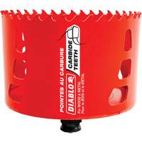 Wood & Metal Hole Saw, 4", 2-3/8" Depth of Cut, Carbide Groupe Generik