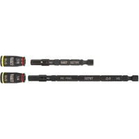 3-in-1 Impact Flip Socket Set, Hex, 1/4" Drive, 3 Pcs Groupe Generik