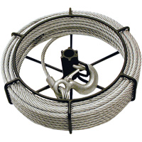 JGP-300A 3 Ton 66' Cable Assembly for Jet Wire Grip Pullers Groupe Generik