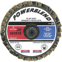 Disque &agrave; feuillets PowerBlend Roll-On, 2" x Type R, Grain Z80 Groupe Generik