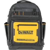 PRO Backpack, 13-3/4" L x 7-3/4" W, Black/Yellow Groupe Generik