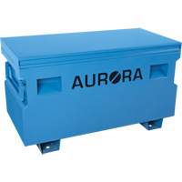Jobsite Tool Box, 48" x 24" x 27-3/5", Steel, Blue Groupe Generik