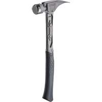 Marteau de charpente en titane meul&eacute; TIBONE, 14 oz, Prise en Acier plein, 15-1/4" lo Groupe Generik