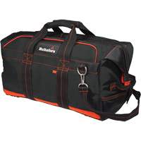 Sac professionnel de 24" pour &eacute;quipement d'entrepreneur, Polyester balistique, Noir/Rouge Groupe Generik