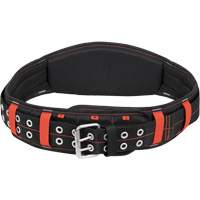5" Padded Belt, Black/Red Groupe Generik