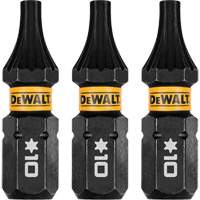 3-Piece FLEXTORQ&reg; Impact Screwdriving Bits, Torx, T-10, 1/4" Drive Groupe Generik