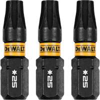 3-Piece FLEXTORQ&reg; Impact Screwdriving Bits, Torx, T-25, 1/4" Drive Groupe Generik